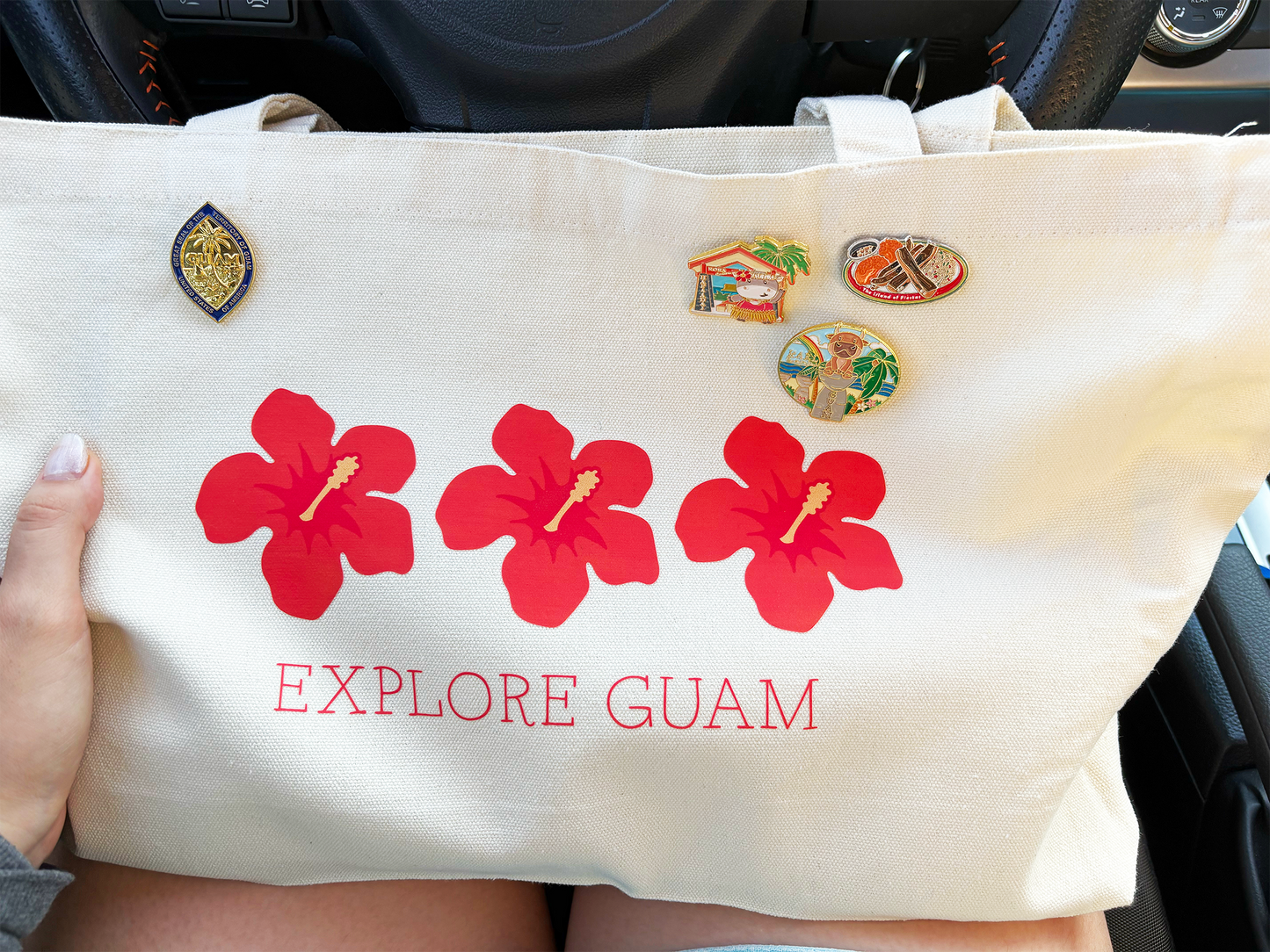 GUAM ISLAND FIESTA PLATE PIN