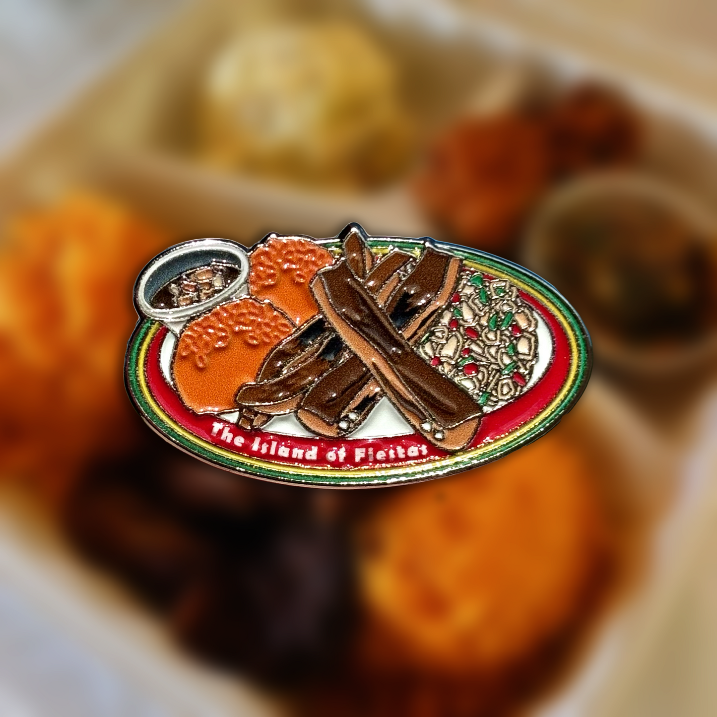 GUAM ISLAND FIESTA PLATE PIN