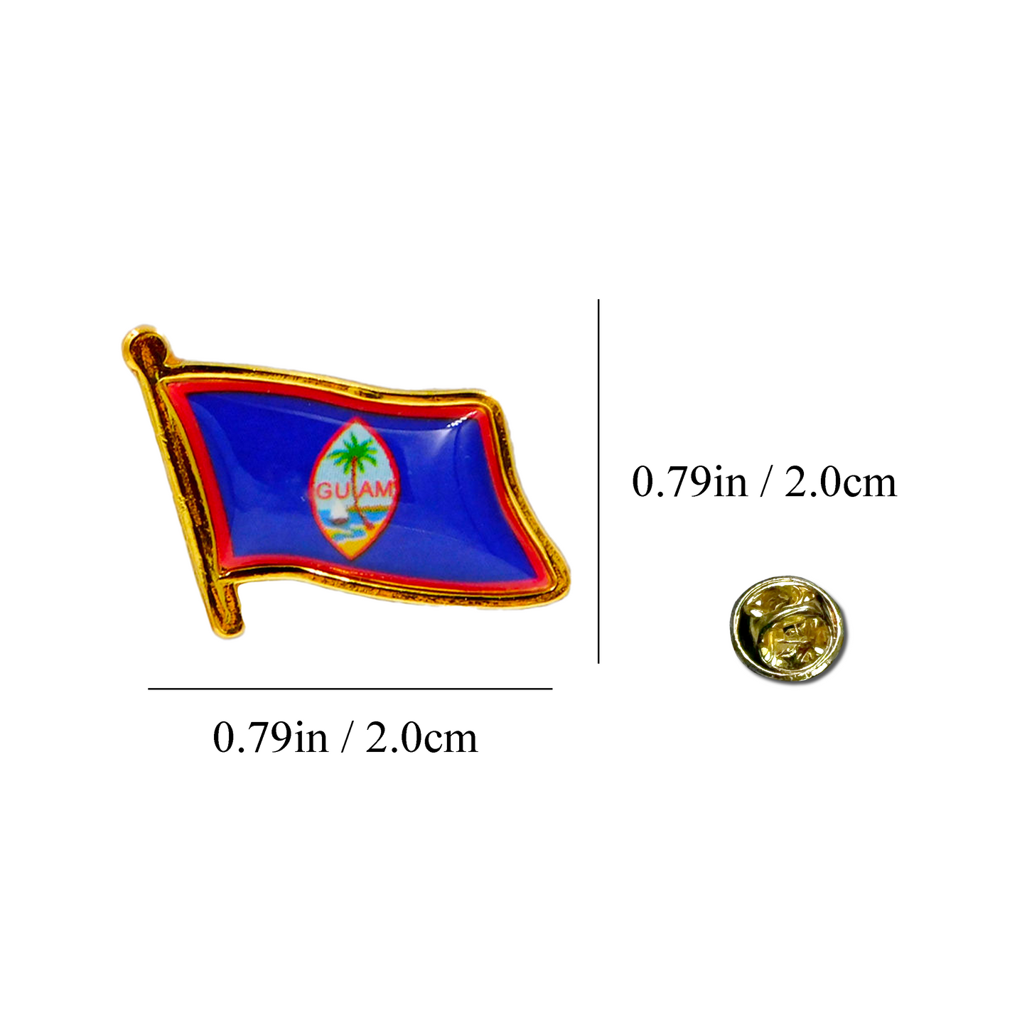 GUAM FLAG PIN