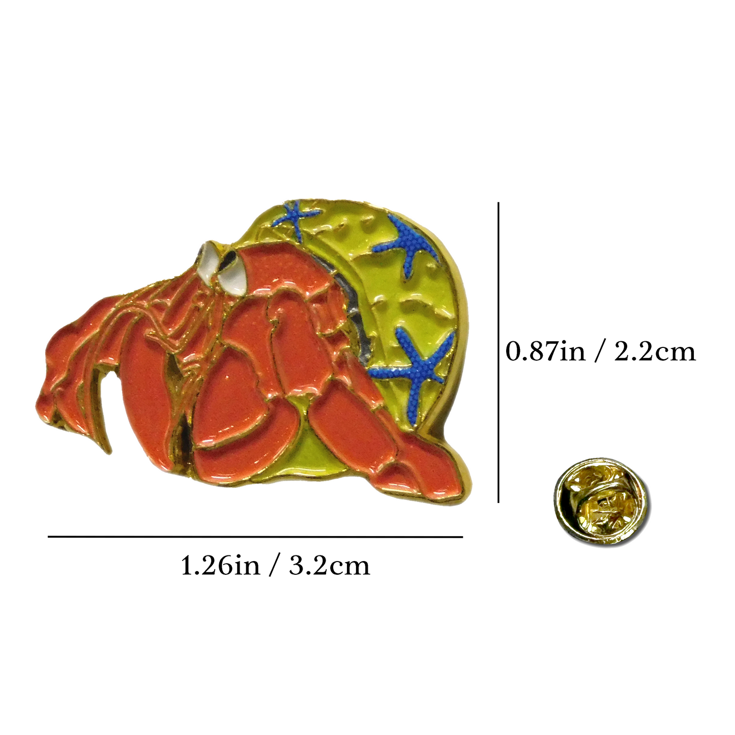 GUAM HERMIT CRAB PIN