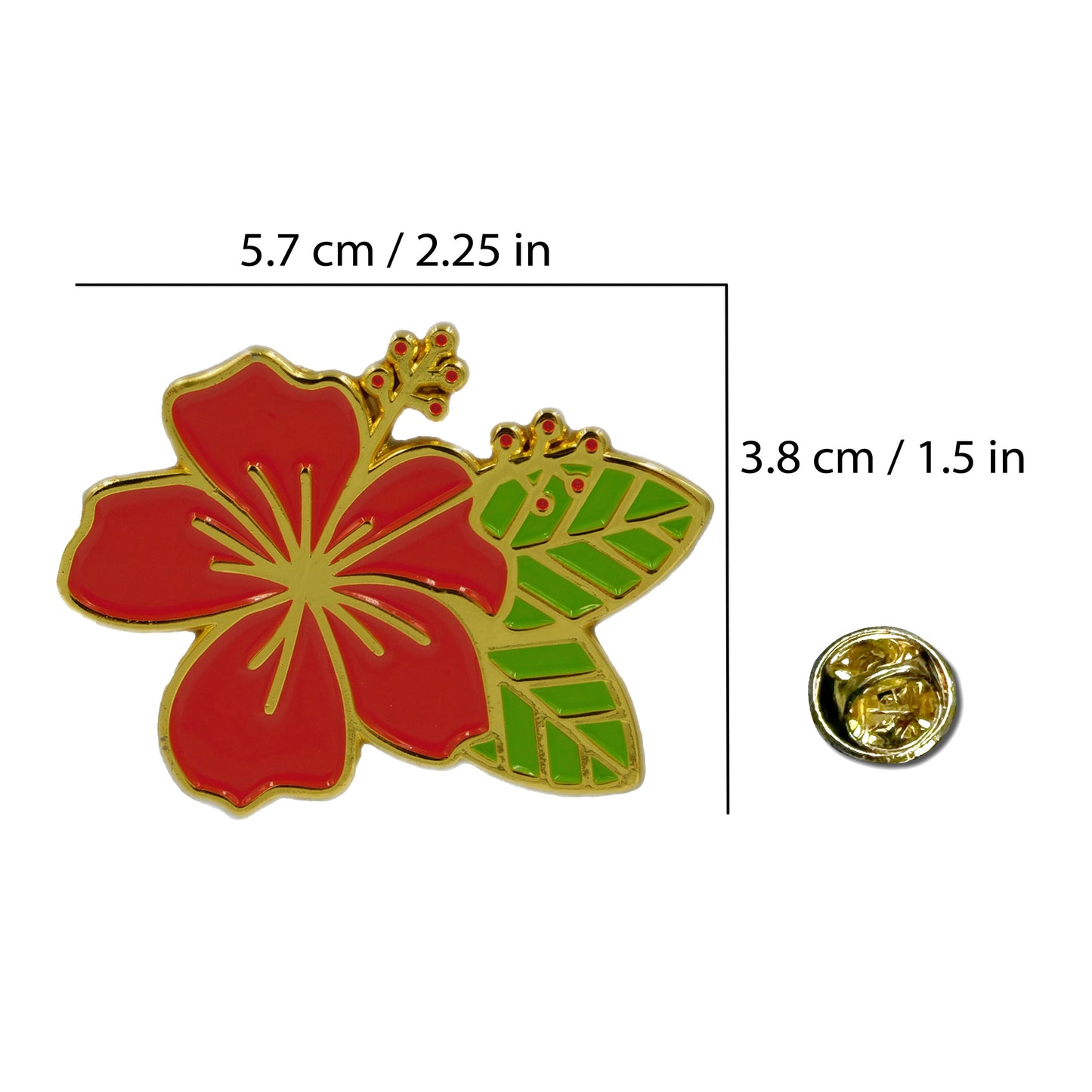 GUAM HIBISCUS PIN