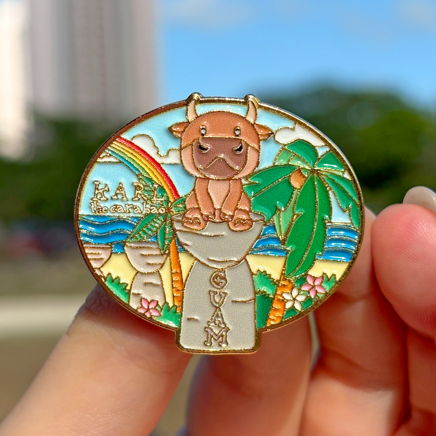 KARL ON ISLAND PIN