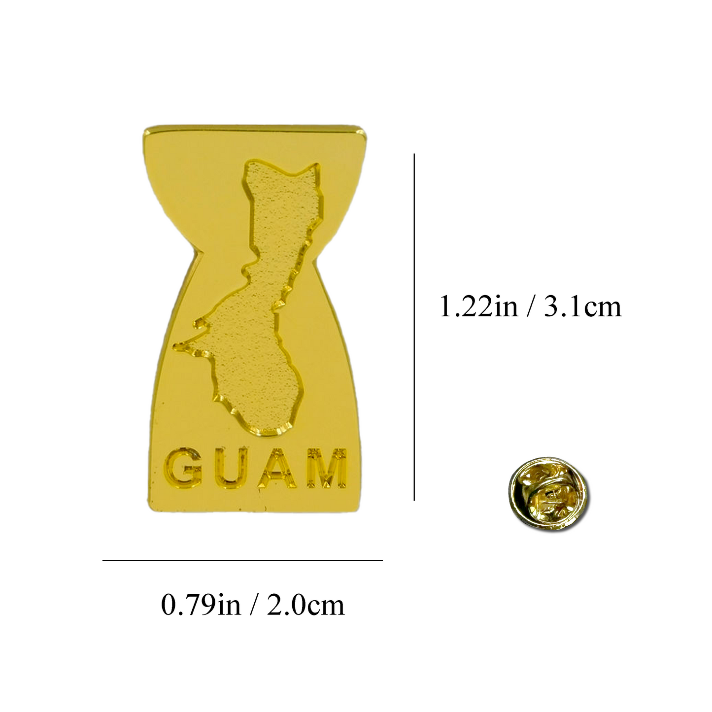 GUAM LATTE STONE PIN