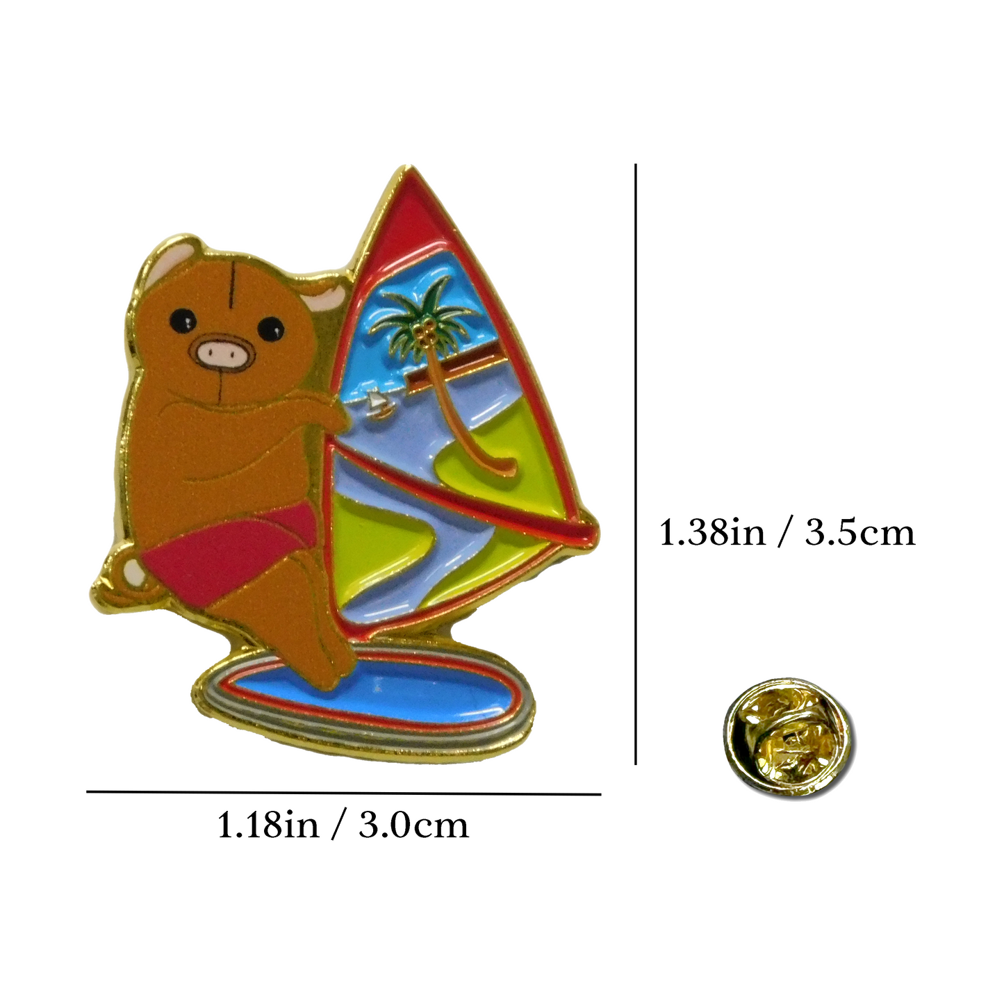 GUAM PIGGY SURF PIN