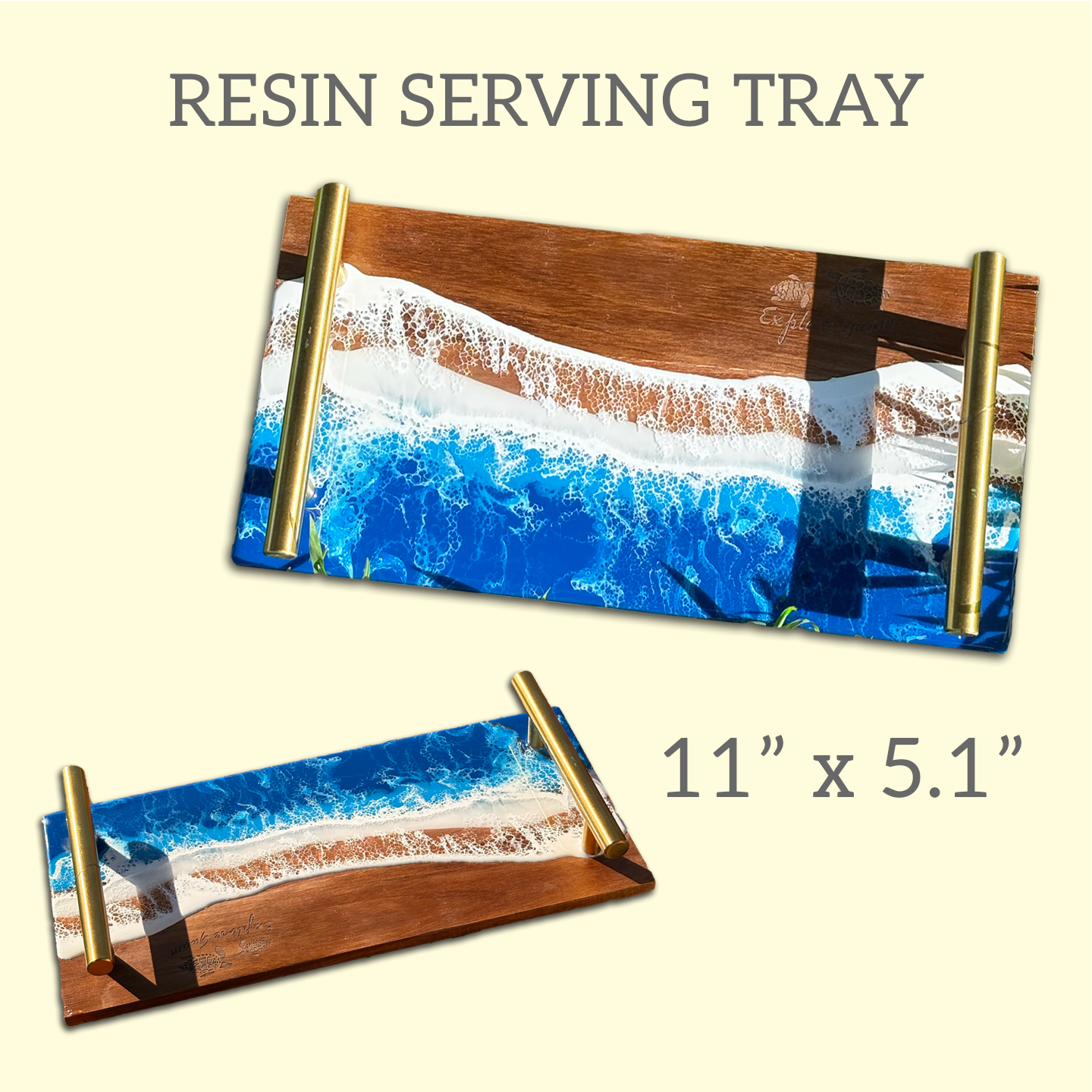 RESIN SERVING TRAY