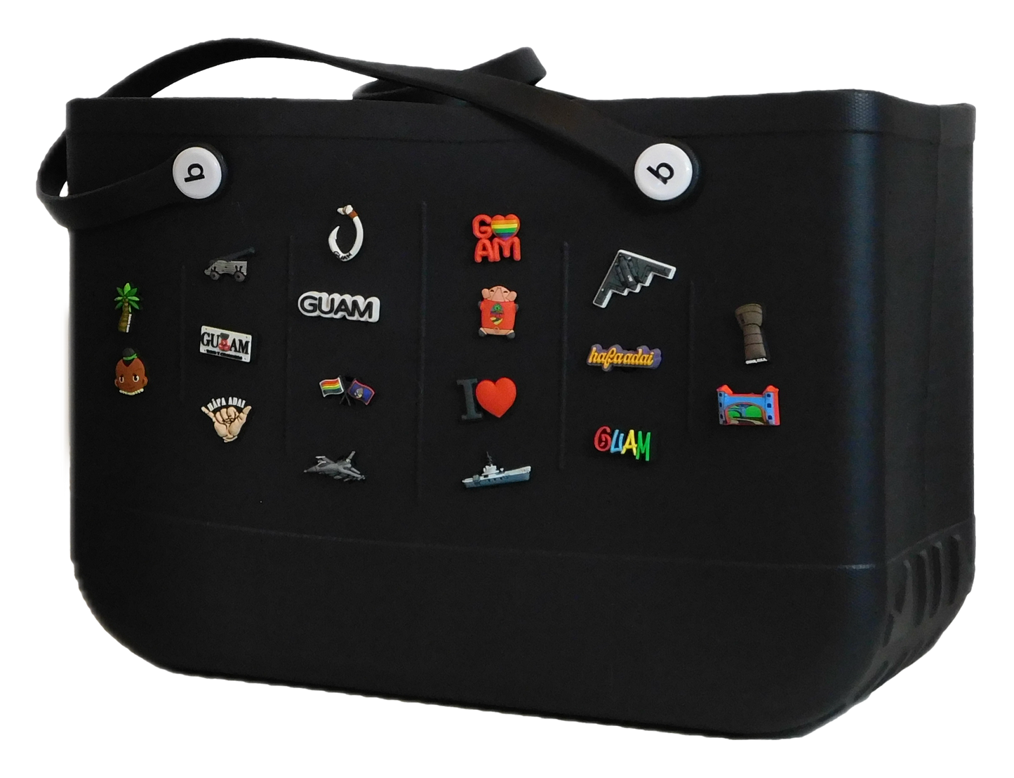 EXPLORE GUAM SHOE CHARMS 3 PIECES